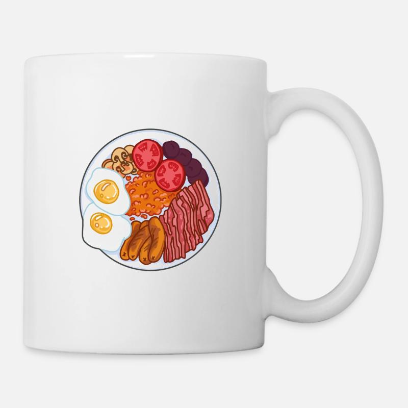 Full English Breakfasts - Mug - white