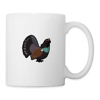 Capercaillie motif forest animals - Mug - white - Right