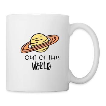 SATURN OUT WORLD AWAY EARTH PLANET PLANETS MOTIF - Mug - white - Right