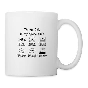 Mountain lovers (black) - Mug - white - Right