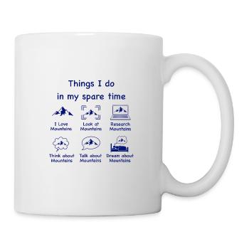 Mountain Lover (Blue) - Mug - white - Right