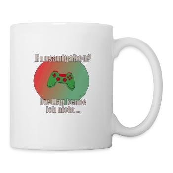 Hausaufgaben? Was soll das sein? - Tasse - Weiß - Rechts