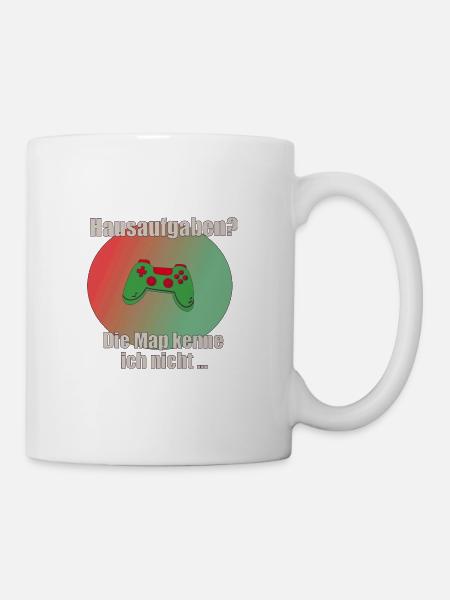 Hausaufgaben? Was soll das sein? - Tasse - Weiß