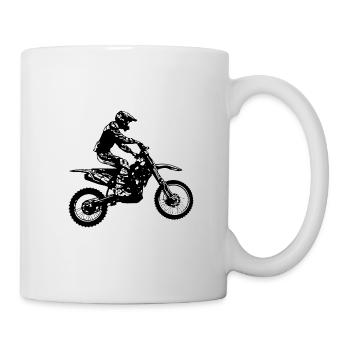 Pilote MX - Mug blanc - blanc - Droite
