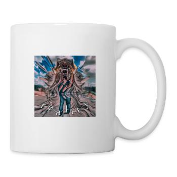 "distorted reality" / blurry design - Tasse - Weiß - Rechts
