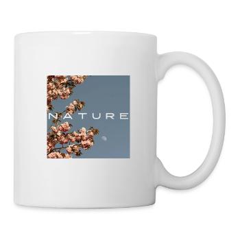 Himmel mit Mond - Nature - Tasse - Weiß - Rechts