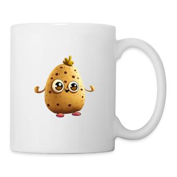 Lustige Kartoffel / Drôle de pomme de terre - Mug blanc - blanc - Droite