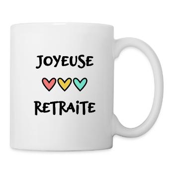 RETRAITE. RETRAITE. RETRAITEE. SENIOR. MAMIE. PAPY - Mug blanc - blanc - Droite