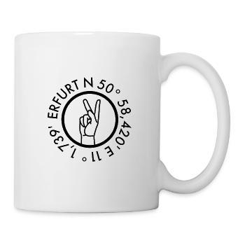 Erfurt Heimatstadt Local - Tasse - Weiß - Rechts
