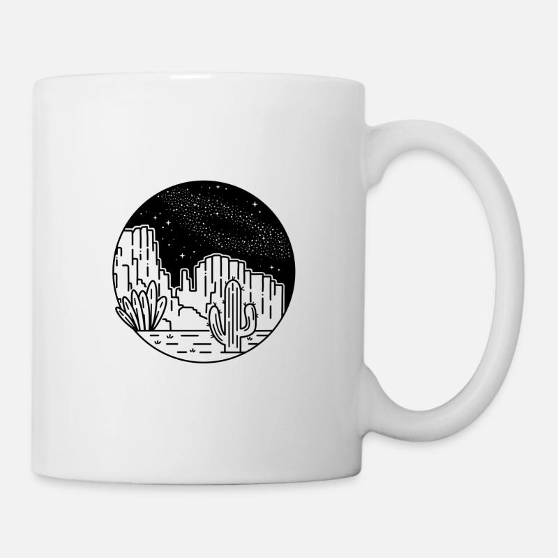 Grand Canyon et Voie lactée - Mug blanc - blanc