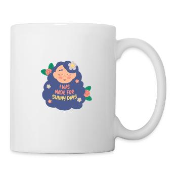 I was made for sunny days - Mug - white - Right