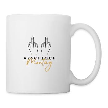 Asshole Monday - Mug - white - Right