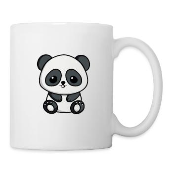 Süßer Chibi-Panda | Niedliches Panda-Design - Tasse - Weiß - Rechts