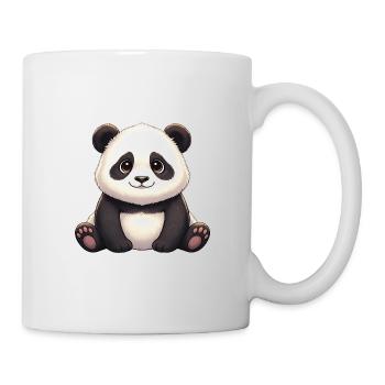 Panda Smiling Plush - Mug - white - Right