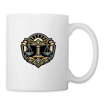 Golden Scales of Justice - Mug - white - Right