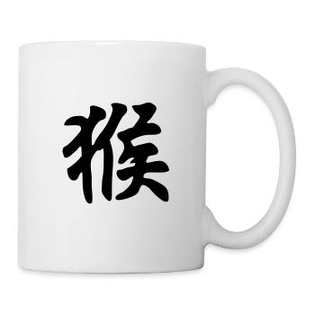 Affe Chinesisches Sternzeichen - Tasse - Weiß - Rechts