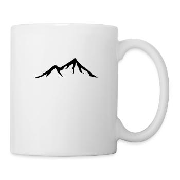 Mountains, Alps, mountain, hiking - Mug - white - Right