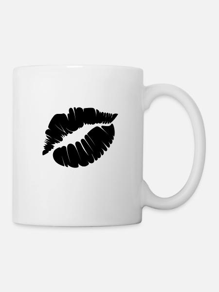 Lippe - Tasse - Weiß