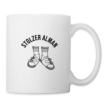 Stolzer Alman - Tasse - Weiß - Rechts
