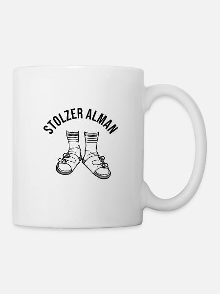 Stolzer Alman - Tasse - Weiß