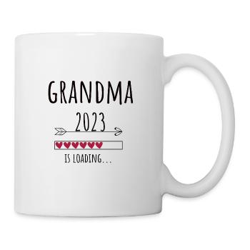 Grand-mère 2023 Grand-mère Bébé Cadeau Grands-parents - Mug blanc - blanc - Droite