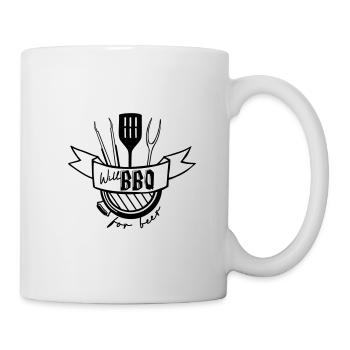 GRILL BEER BBQ GAME PARTY BARBECUE CELEBRATION MOTIF - Mug - white - Right