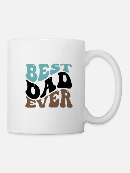 BESTER VATI ALLER ZEITEN PAPI MOTIV SHIRT GESCHENK - Tasse - Weiß