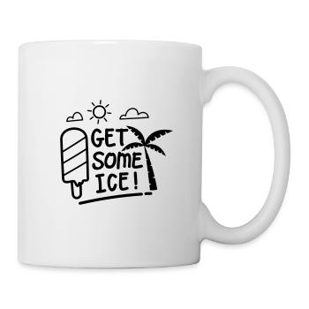 HOLT SICH EIS AM STIEL PALMEN SONNE SOMMER MOTIVE - Tasse - Weiß - Rechts