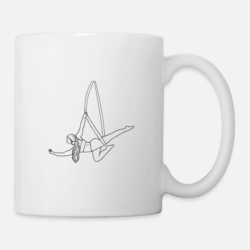 Aerial Hammock mermaid - Mug - white