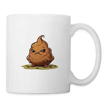 Funny Halloween Monster Poop Pile - Mug - white - Right
