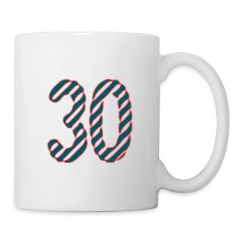HAPPY BIRTHDAY. JOYEUX ANNIVERSAIRE. ANNIVERSAIRE. - Mug blanc - blanc - Droite
