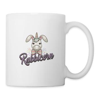 Niedliches Rabbicorn Einhorn Ostern für Kinder - Tasse - Weiß - Rechts
