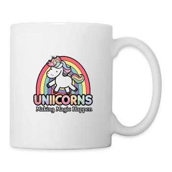 Kinder Einhorn Regenbogen Magisches Einhorn für - Tasse - Weiß - Rechts