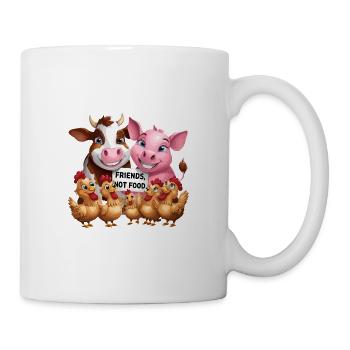 Not Food Animals Kein Fleisch - Tasse - Weiß - Rechts