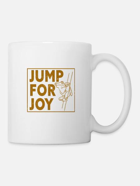Frosch - Amphibie Tier - Tasse - Weiß