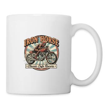 Racer Iron Horse Design - Mug - white - Right