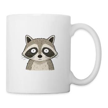 PETITS ACTIVISTES | Raccoon - Mug blanc - blanc - Droite