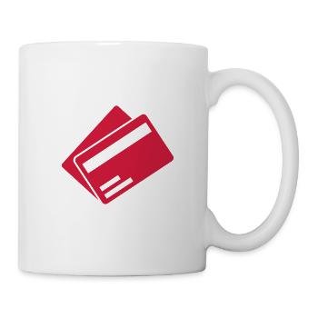 Credit card - Mug - white - Right