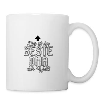 Das ist die beste Oma der Welt - Tasse - Weiß - Rechts
