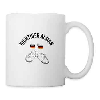 Richtiger Alman - Tasse - Weiß - Rechts