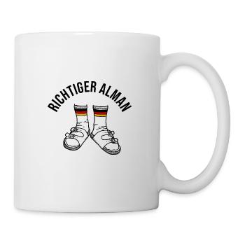 Richtiger Alman - Tasse - Weiß - Rechts