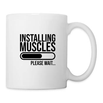 Funny sayings gift at gym fitness - Mug - white - Right