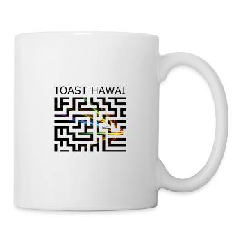 Toast Hawai - Tasse - Weiß - Rechts
