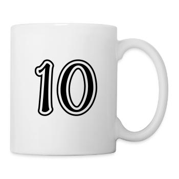 10 Number number - Mug - white - Right