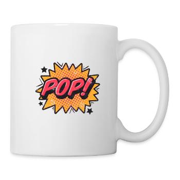 POP 80s COMIC STYLE GRAFFITI COMICS MOTIF GIFT - Mug - white - Right