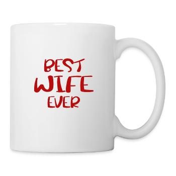 Valentine's Day Wife Best Wife Ever Gift Idea - Mug - white - Right