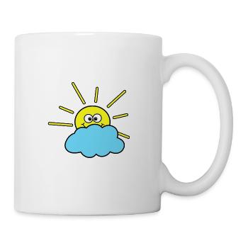Soleil - Mug blanc - blanc - Droite
