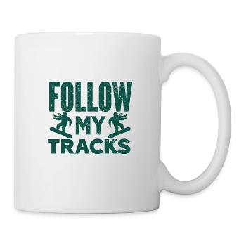 Skiing Snowboard Mountains Holiday Snow Freestyle - Mug - white - Right