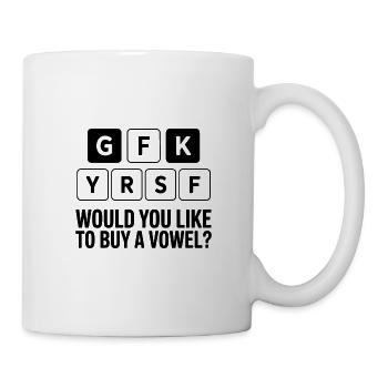 Puzzles vocaux et jeux de mots - Mug blanc - blanc - Droite