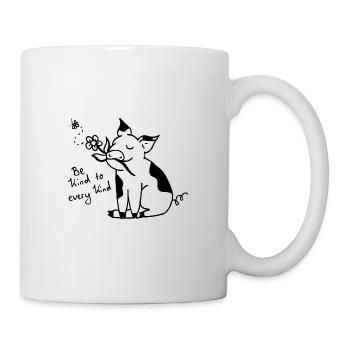 be kind to every kind - Mug - white - Right